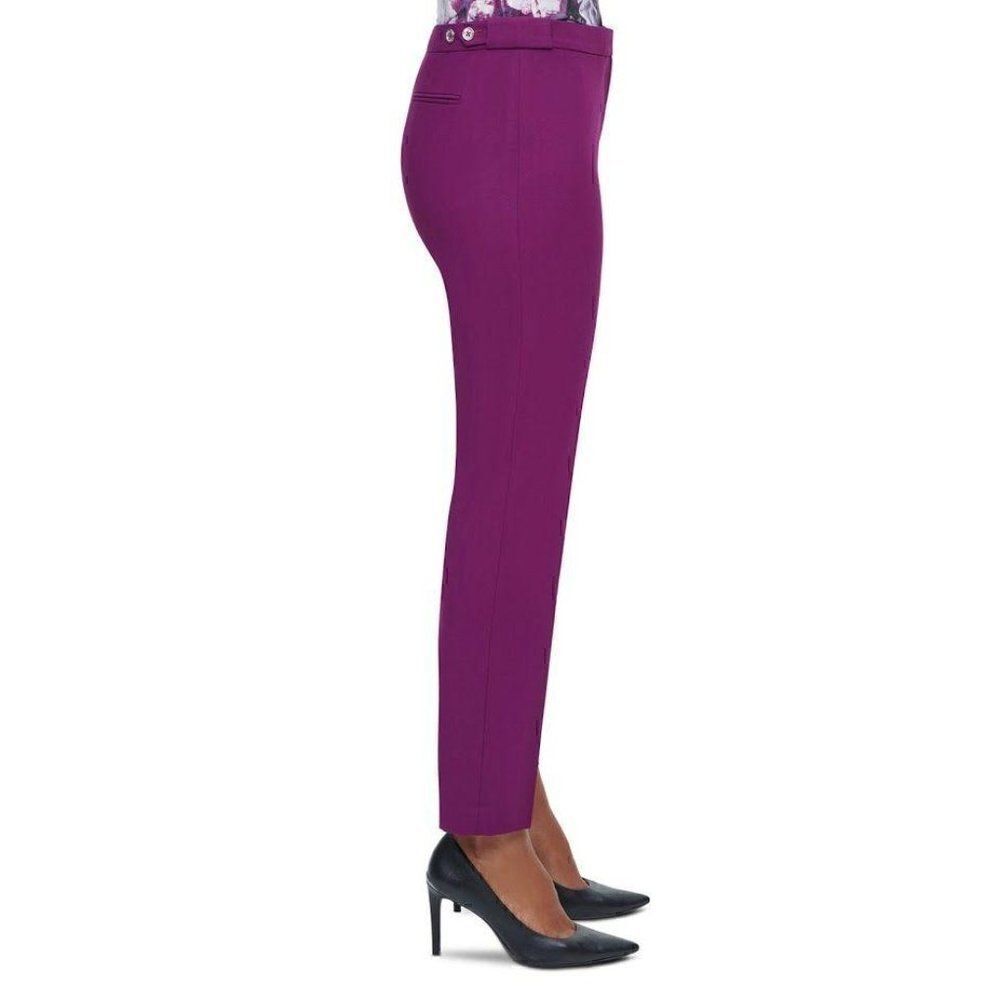 Calvin‎ Klein Skinny Ankle Pants 2 Petite XS Purple - Picture 11 of 11